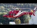 Bell 429 HB-ZOZ Air Zermatt landing Sion airport Valais Switzerland 12.10.2022