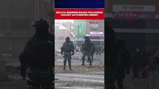 Bolivia Deploys Security Forces To Reopen Roads After Unrest | Bolivia Protests #shorts