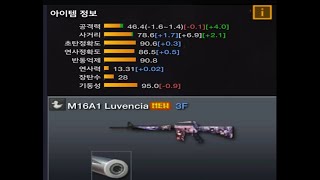 【4K / KR AVA】 M16A1 Luvencia GAMEPLAY ( +4 ATK,  +1 RANGE)