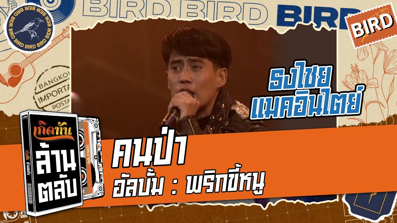 ปกเพลง คนป่า — BIRD THONGCHAI