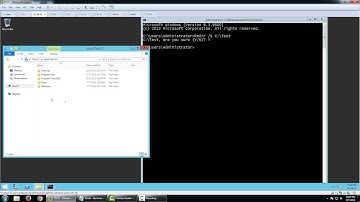Rmdir :  Removes (deletes) a directory