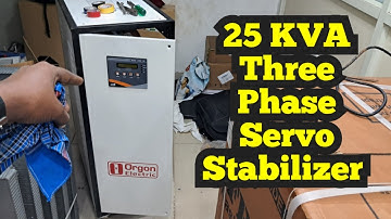 25 KVA Three Phase Servo Voltage Stabilizer | PH 6381547677,6374070486