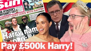 Harry & P.Diddy | Owe's 500k To B/Taxpayer! Meghan's Trademarks | Stephen Colbert 'Apology'