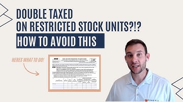 Are You Getting Double Taxed on Restricted Stock Units?!