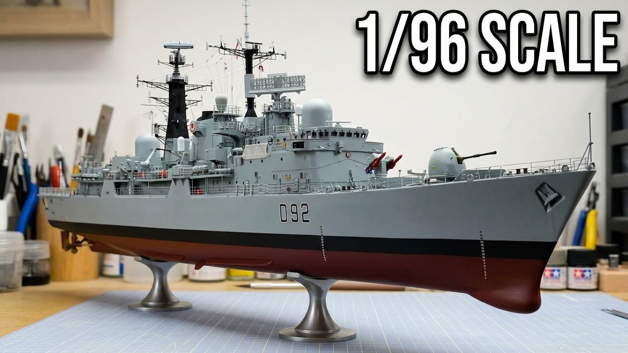 1/96 Type 42 Destroyer ￼HMS Liverpool - D92 Model Ship Build