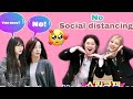 Heechul and rose acting with momo and jisoo moment just for fun only 