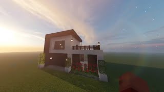НЕБОЛЬШОЙ но УЮТНЫЙ дом ХАЙ-ТЕК в майнкрафт!!! (minecraft постройки)
