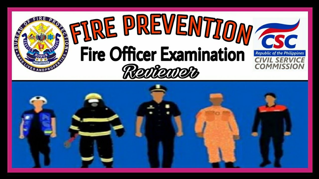 room assignment for fire officer examination 2022