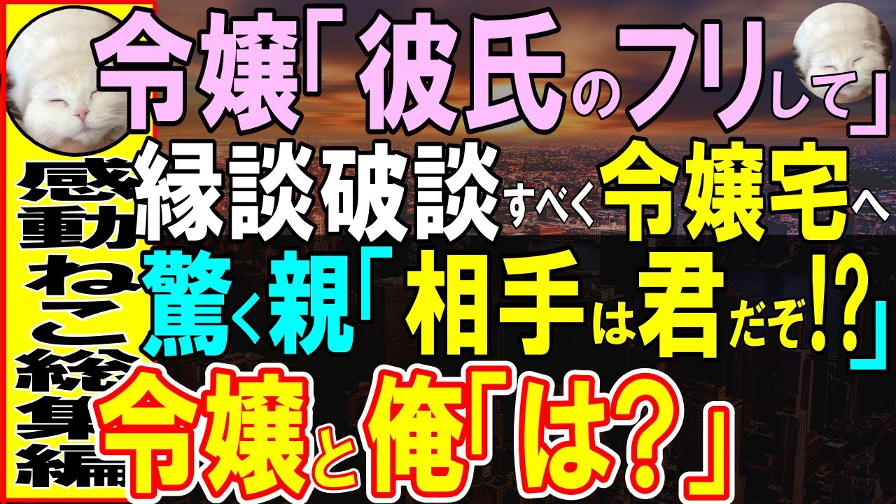 【感動する話】「親が決めた結婚はイヤ！縁談を破談にしたいの」社長令嬢に彼氏役を頼まれた。しかし、令嬢の両親に挨拶すると仰天「お見合い相手は彼よ。久しぶりね」俺と令嬢「え？」【いい話・泣ける話・朗読】