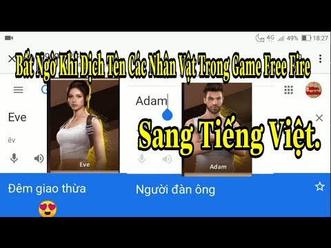 Garena Nghĩa Là Gì - [Garena Free Fire]/Sẽ Ra Sao Nếu Dịch Tên Các Nhân Vật Trong Game Free Fire Sang Tiếng Việt.