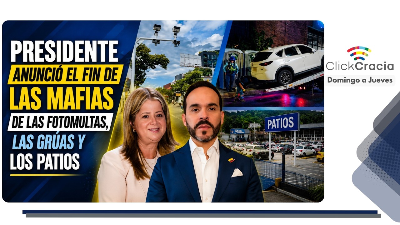 Presidente anunció el fin de las mafias de las fotomultas, las grúas y los patios