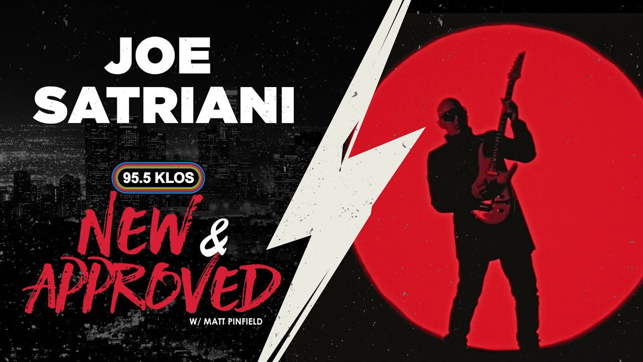 Joe Satriani joins Matt Pinfield On New & Approved To Discuss New Album