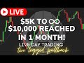 🔴$5k to ∞ STREAM Day Trading Futures LIVE Scalping PRICE ACTION ES Two Legged Pullback 45