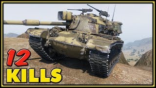 M48A1 Patton - 12 Kills - World of Tanks Gameplay