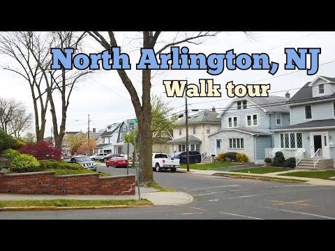 Walking in North Arlington, New Jersey | Belleville Turnpike to Sunset Ave | River Rd to Ridge Rd