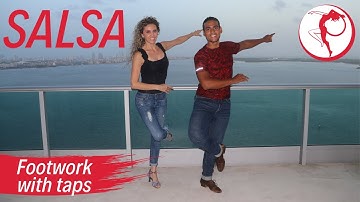 StepFlix 🔴 LIVE Salsa cardio, class 9 | Footwork with taps | Pas De Bourree