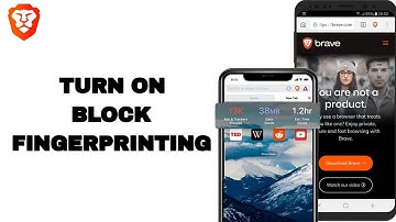 How To Turn On Block Fingerprinting On Brave Private Web Browser App