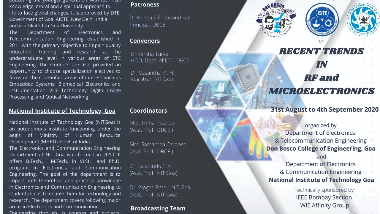 FDP_Day3_Session2: Trends in Integrated Circuit Technology - YouTube