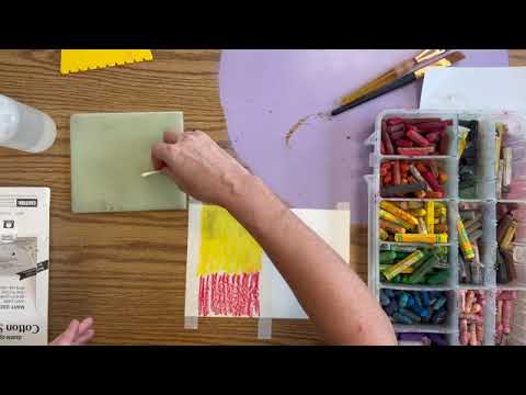 Drawing Studio: Blending Oil Pastels with Mineral Oil
