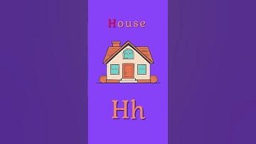 Learn Letter H | Fun ABC Learning for Kids 🎩🐴🏠 #shorts