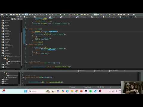 IMPLEMENTING STACKS USING LINKEDLIST - YouTube