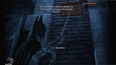 Locate a route into Arkham mansion