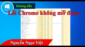 Khắc phục lỗi không mở được google chrome, outlook, zalo