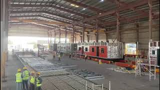 Time Lapse Modular Production Line with Dodd Modular Conveyor Systems and SCB-200 Screwbridge
