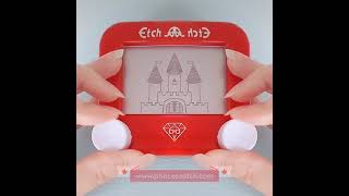 3 Minute Castle - Etch A Sketch Time Lapse Mirrored