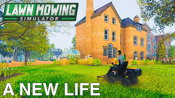 BECOMING A LAWNMOWERIST! Lawn Mowing Simulator | Part 1