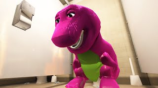 Barney The Dinosaur Takes a Dump