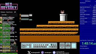 [NES Odyssey] Super Mario Bros. 3 (Any% no wrong warp) speedrun in 17:03