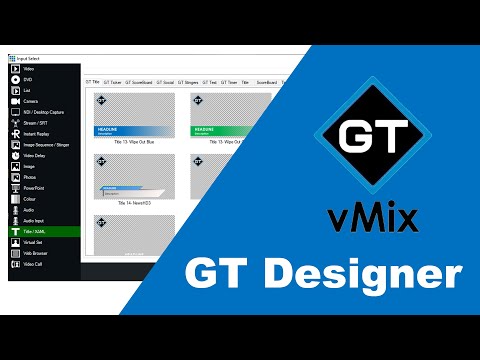 vMix | Import Title Dari Photoshop Ke GT Designer