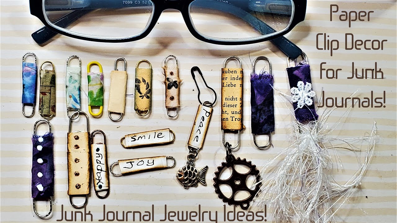 Fun PAPER CLIP IDEAS for Junk Journals! Easily Dress Up Any