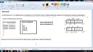 Initializing Structure variable with User Input in C Language | Hindi