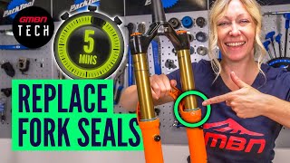 Replace Your Mountain Bike Fork Seals In Just 5 Minutes!