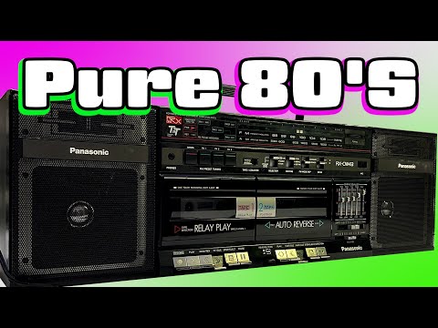 Vintage Panasonic Boombox RX-CW43 - YouTube