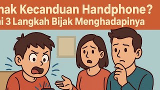 Anak Kecanduan Handphone? Ini 3 Solusi Bijak! #Parenting #EdukasiDigital #SolusiKeluarga
