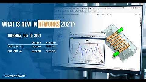 [Webinar] - What is new in HFWorks 2021?
