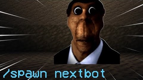 How to make Nextbots in Minecraft Bedrock