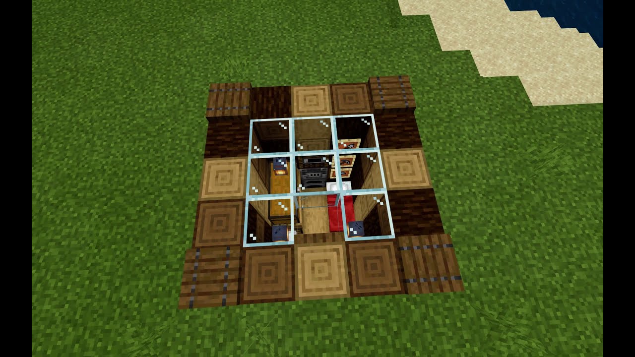 How to Build an Underground Base 5X5X5 | Minecraft Tutorial - YouTube
