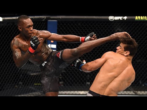 Veja o nocaute de Israel Adesanya | UFC 253