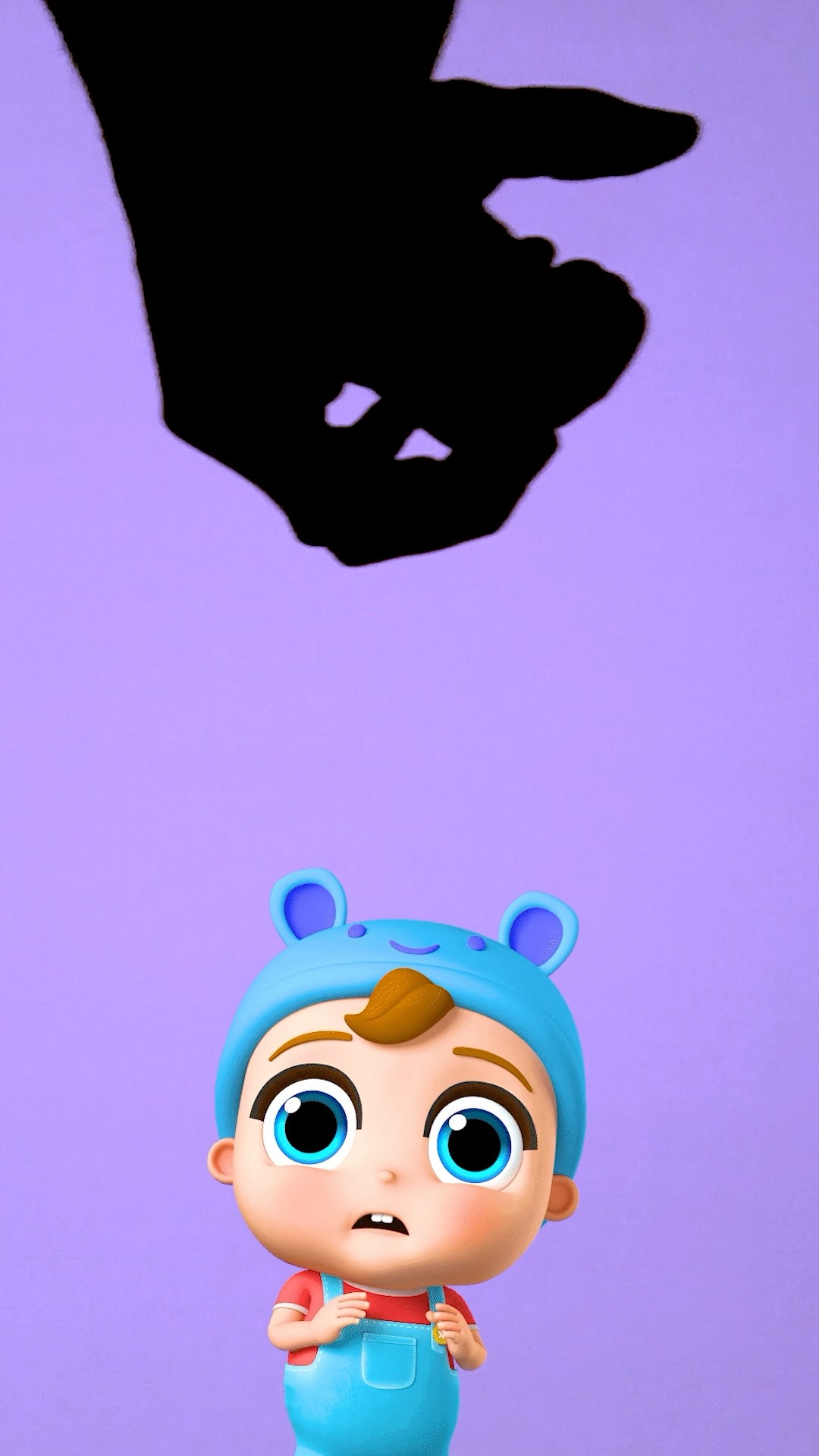 Shadow MONSTERS !!! Baby John don’t be afraid ? #nurseryrhymes #babyjohn #halloween
