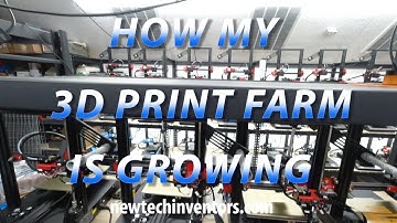 HOW MY 3D PRINT FARM IS GROWING, now with 52 printers and more on the way.