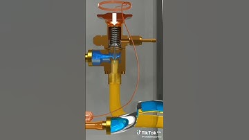 Expansion Valve inside working Diagram And Cooling principal||Thermostatic Expansion Valve #hvac