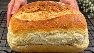 Ich backe mein Brot nur noch so! 3 Tassen Mehl – der Teig ist in 5 Minuten fertig!
