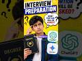 How to Prepare for Interviews Using AI (ChatGPT Tips)