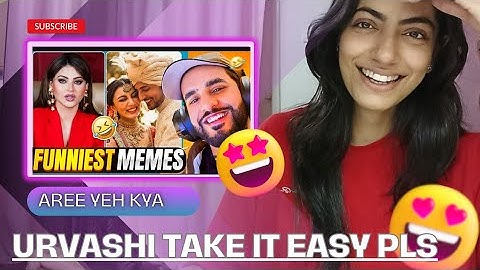 Urvashi Rautela needs to be stopped & Darshan raval got married !! Funny memes😂