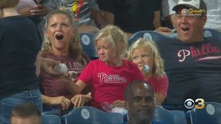 Young Phillies Fan Goes Viral After Giving Foul Ball To Crying Girl screenshot 2