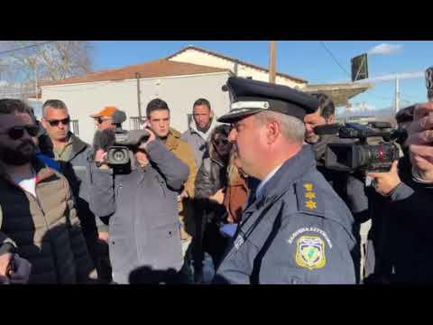 Διαπραγματεύσεις Τσικριτσή με την Αστυνομία για την κάθοδο των τρακτέρ στην ε.ο. Λαρίσης - Τυρνάβου
